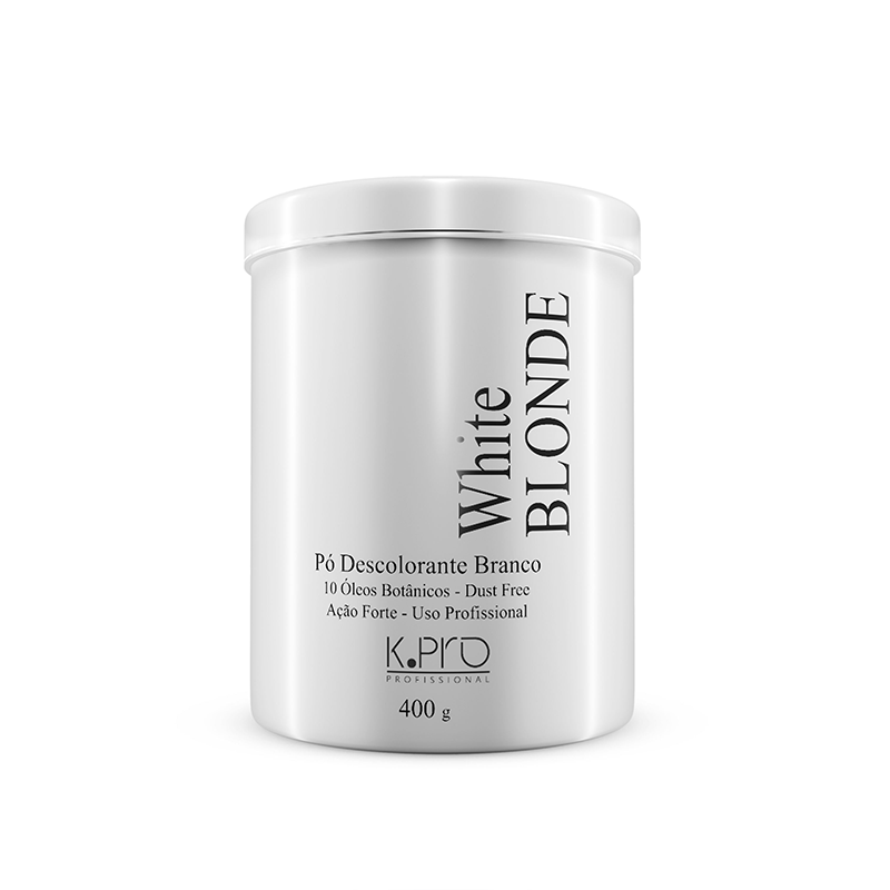 WHITE BLONDE – 400g/800g PÓ DESCOLORANTE INTENSO – BRANCO